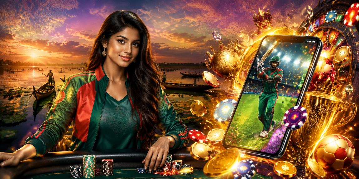 Bangladeshi model enjoying cricket betting